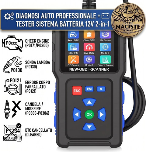 Scanner obd2 diagnosi auto - obd2,